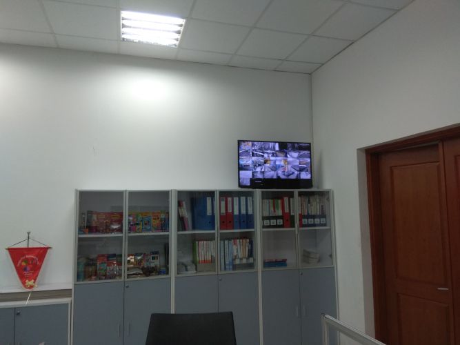 CCTV Display in Office