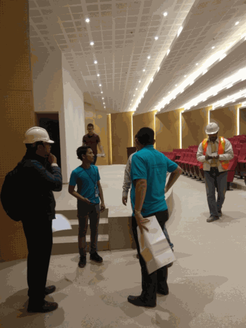 Auditorium Inspection at Mandalay Convention Centre